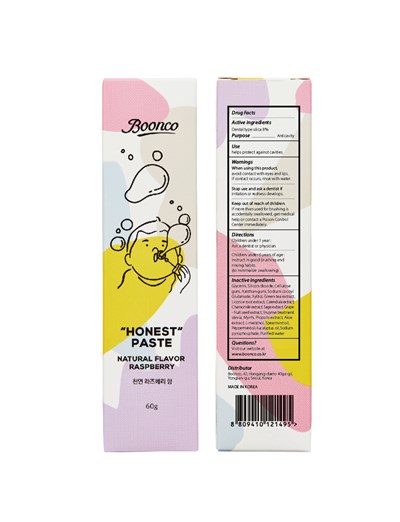 Honest Paste Kids Label.jpg 60g NDC: 80925-201-01 Label - Honest Paste Kids Label